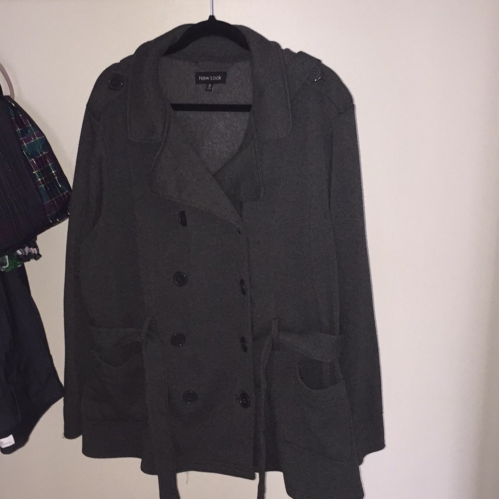 Hooded peacoat
